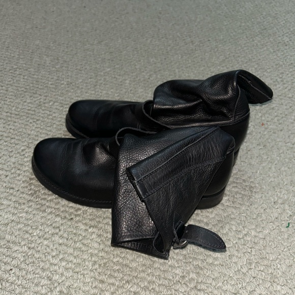 FRYE AND CO. Black Combat & Moto Boots - Picture 5 of 6